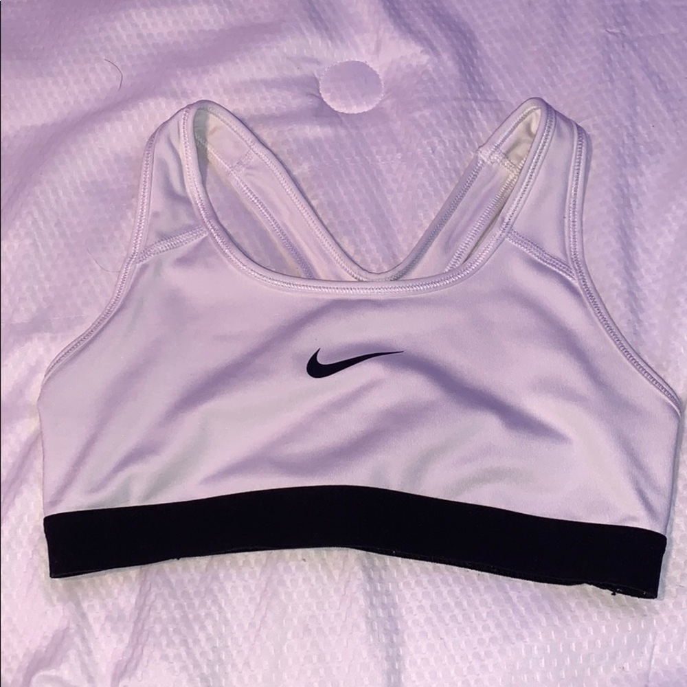 Nike White Sports Bra